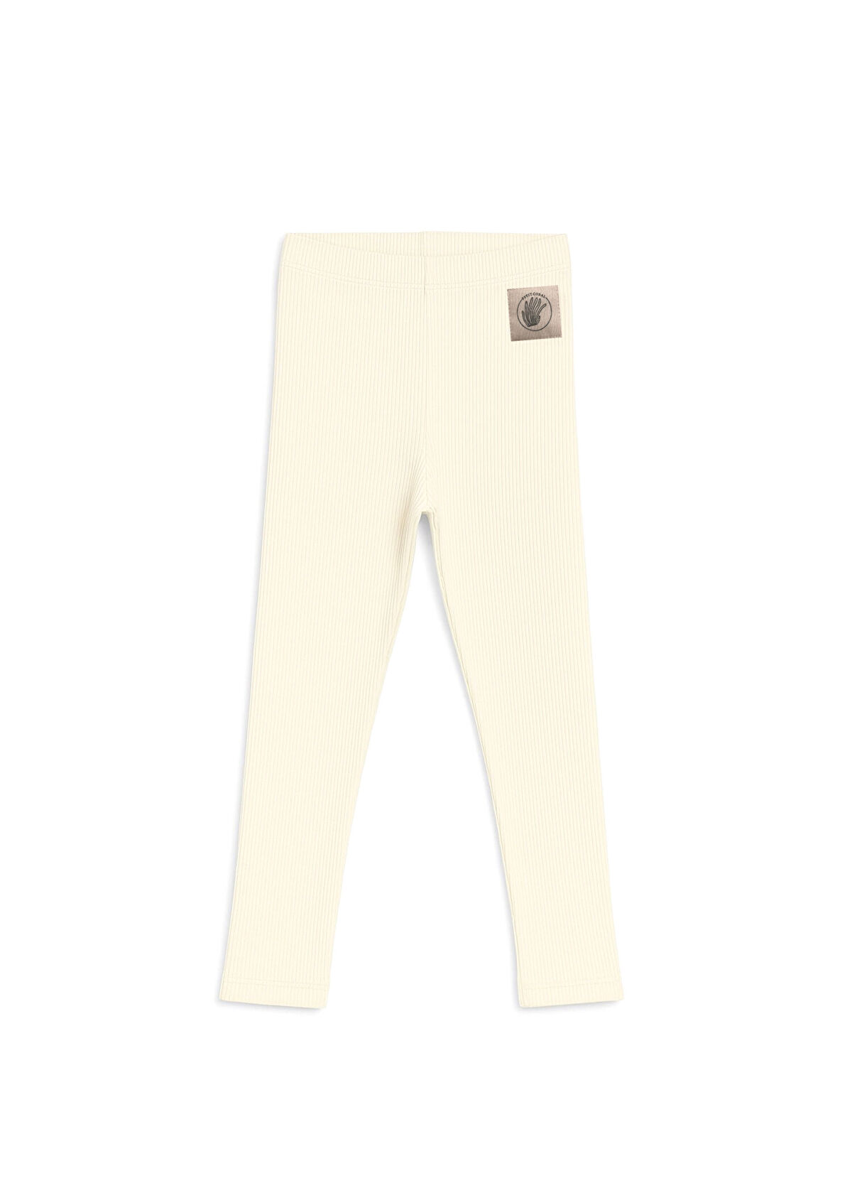 Petit Coral Ecru Camisole Girl Leggings - 1