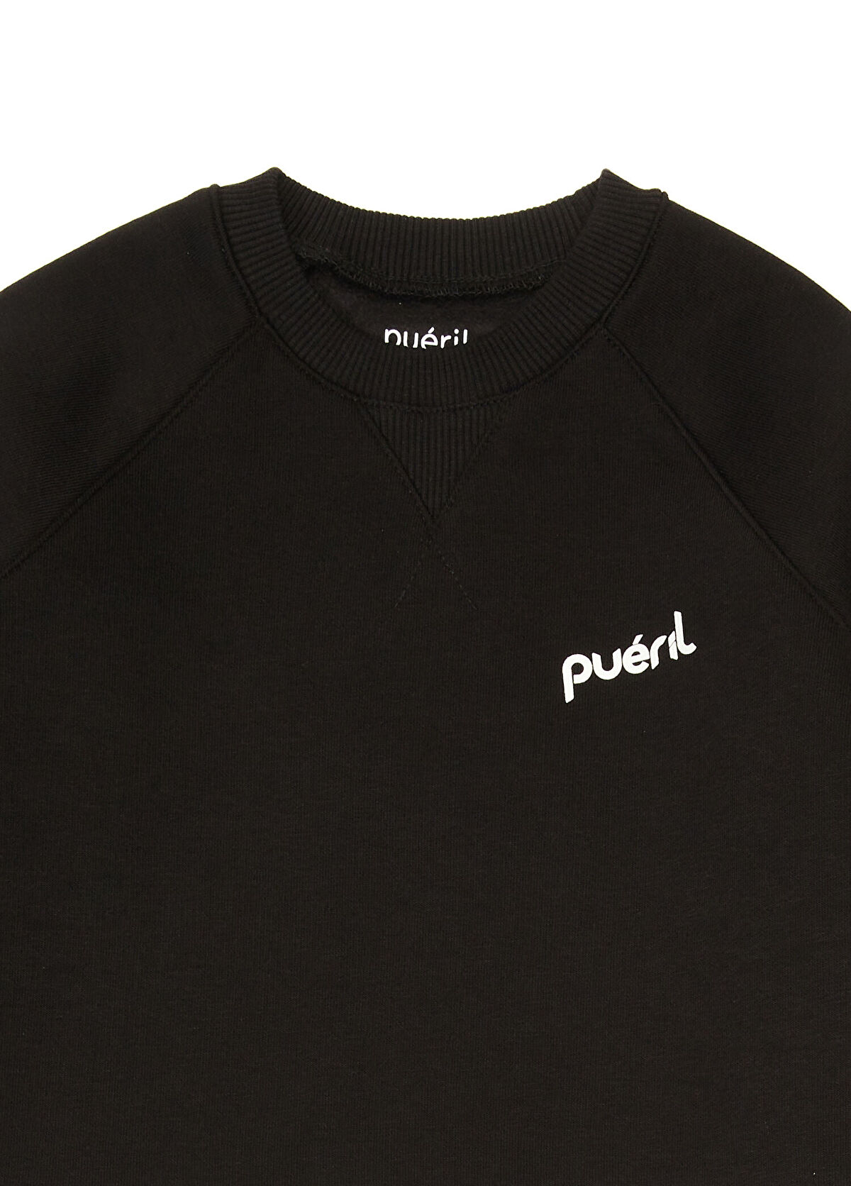 Pueril Siyah 2li Şardonlu Kız Çocuk Eşofman Takımı - 3