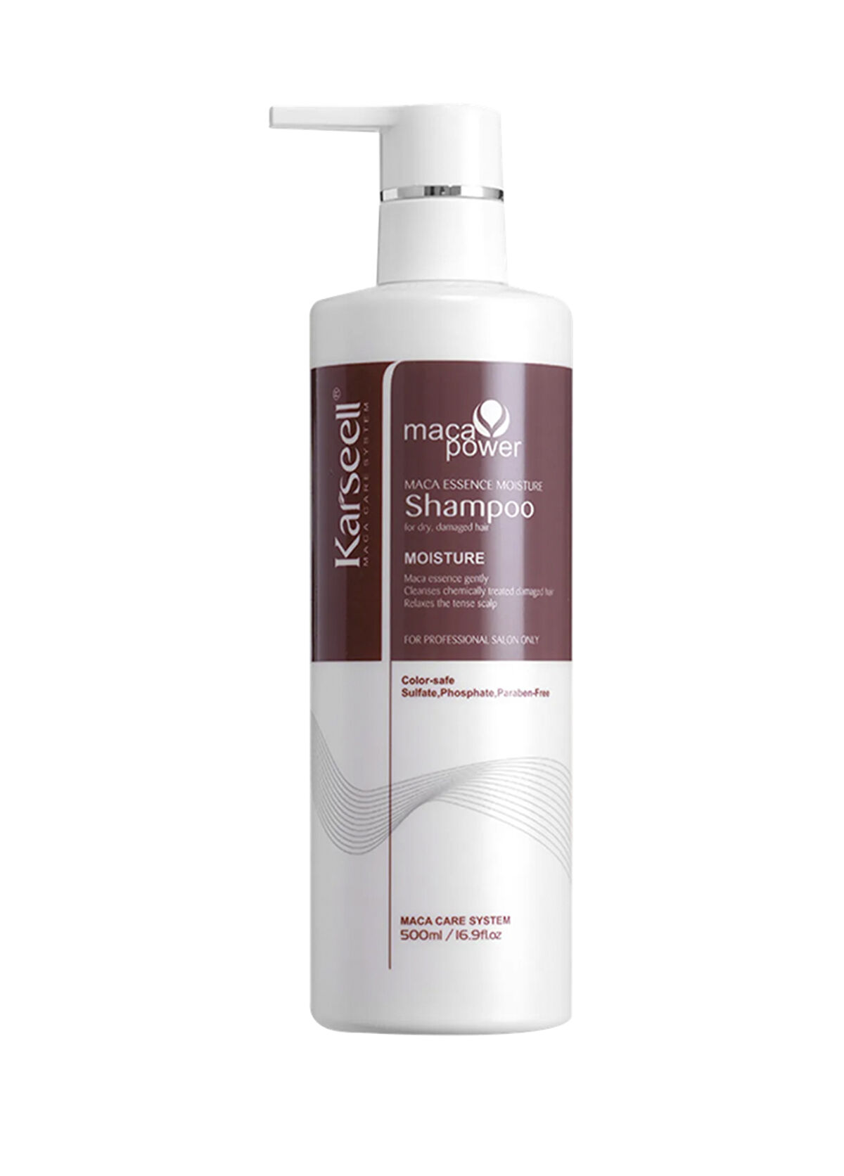 Karseell Maca Power Maca Essence Moisture Kuru ve Yıpranmış Saçlar İçin Onarıcı Şampuan 500 ml - 1