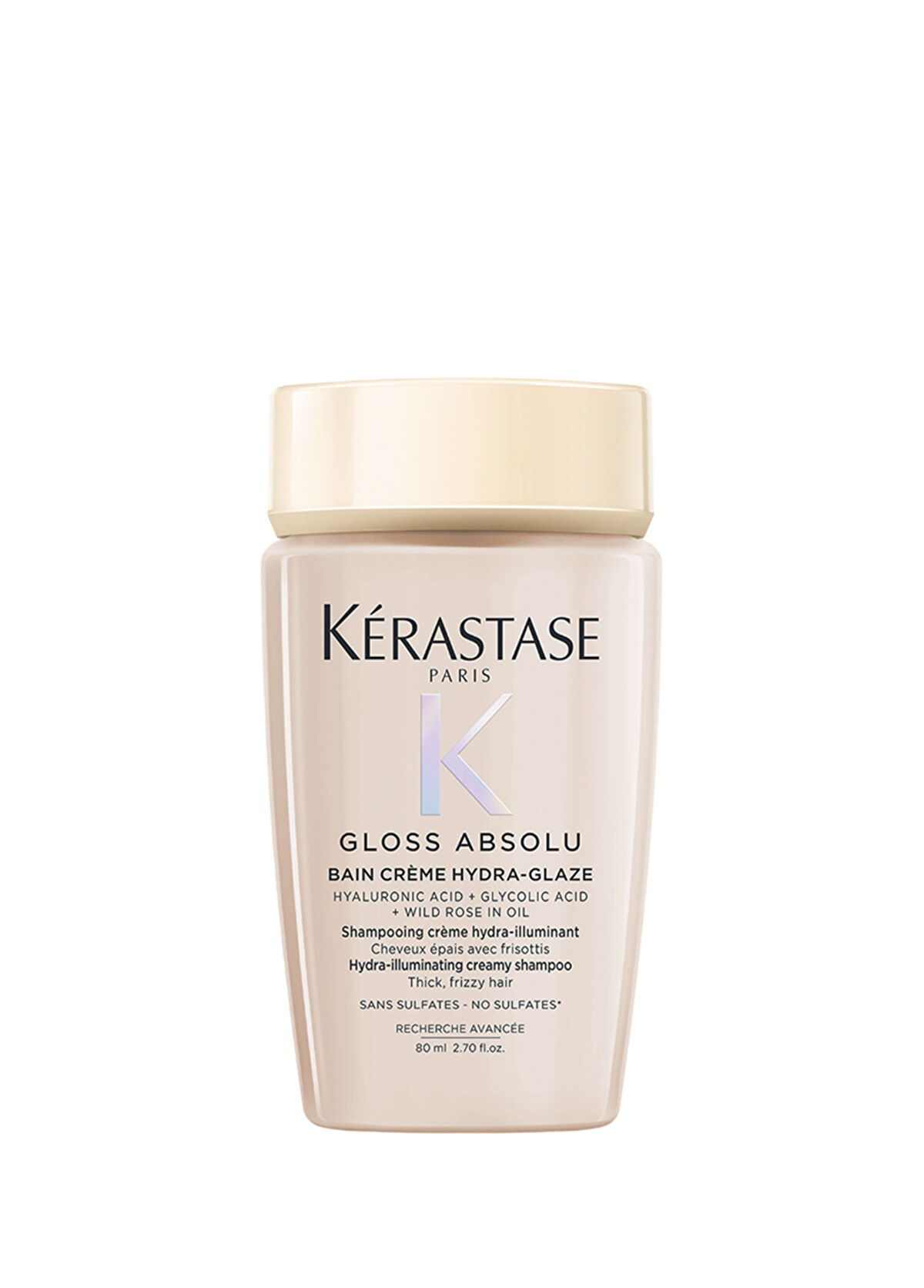 Kerastase Gloss Absolu Moisturizing and Shine-Enhancing Creamy Shampoo for Thick and Frizz-Prone Hair 80 ml - 1