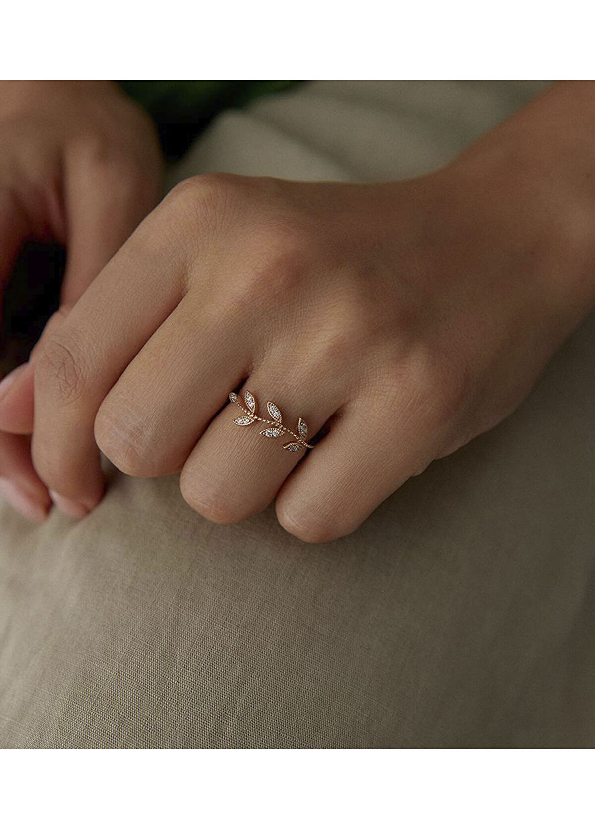 Hamza Yilmaz Jewelry Flora 14K Rose Gold Women's Ring - 3