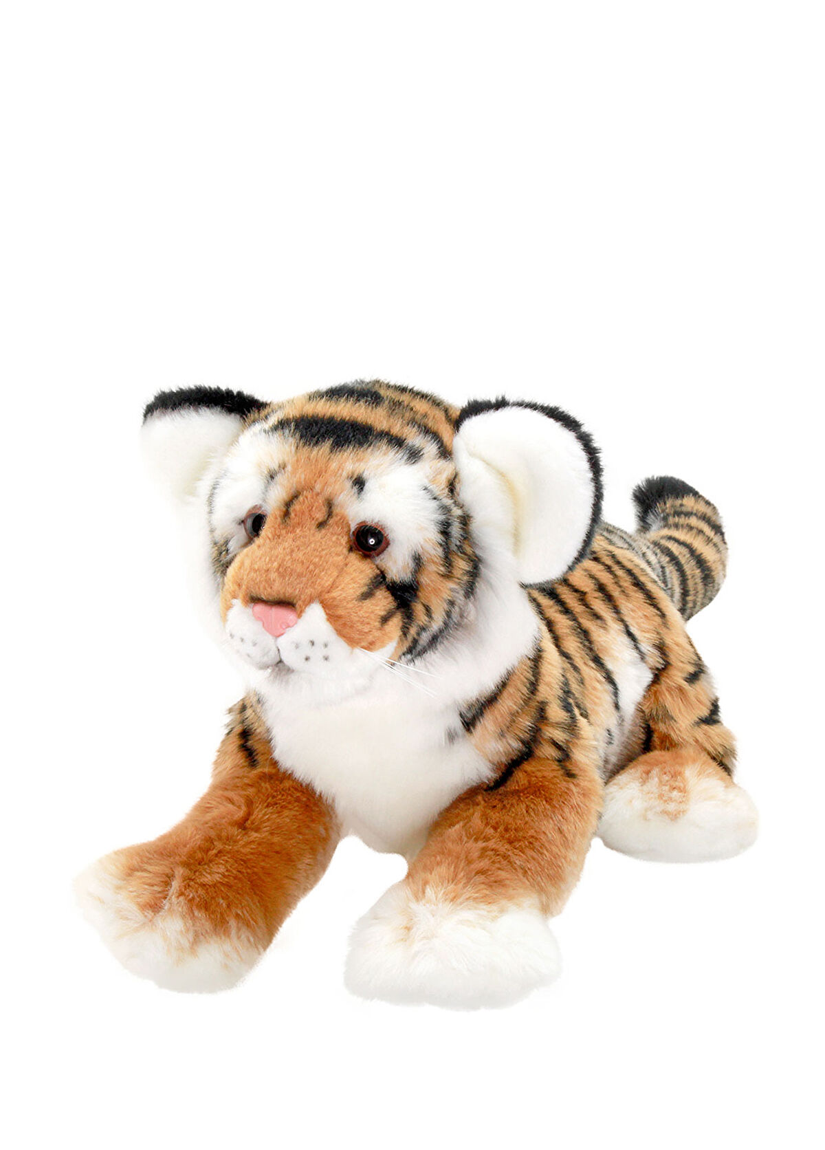 Animals Of The World  Floppy Brown Tiger Plush Toy 30 cm - 1