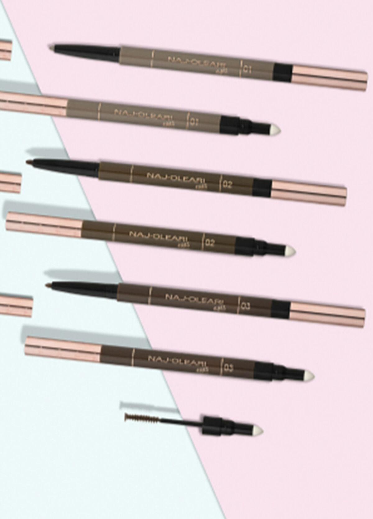 Naj Oleari 3 In 1 Perfect Brow Blondes Eyebrow Pencil, Eyeliner and Mascara - 3