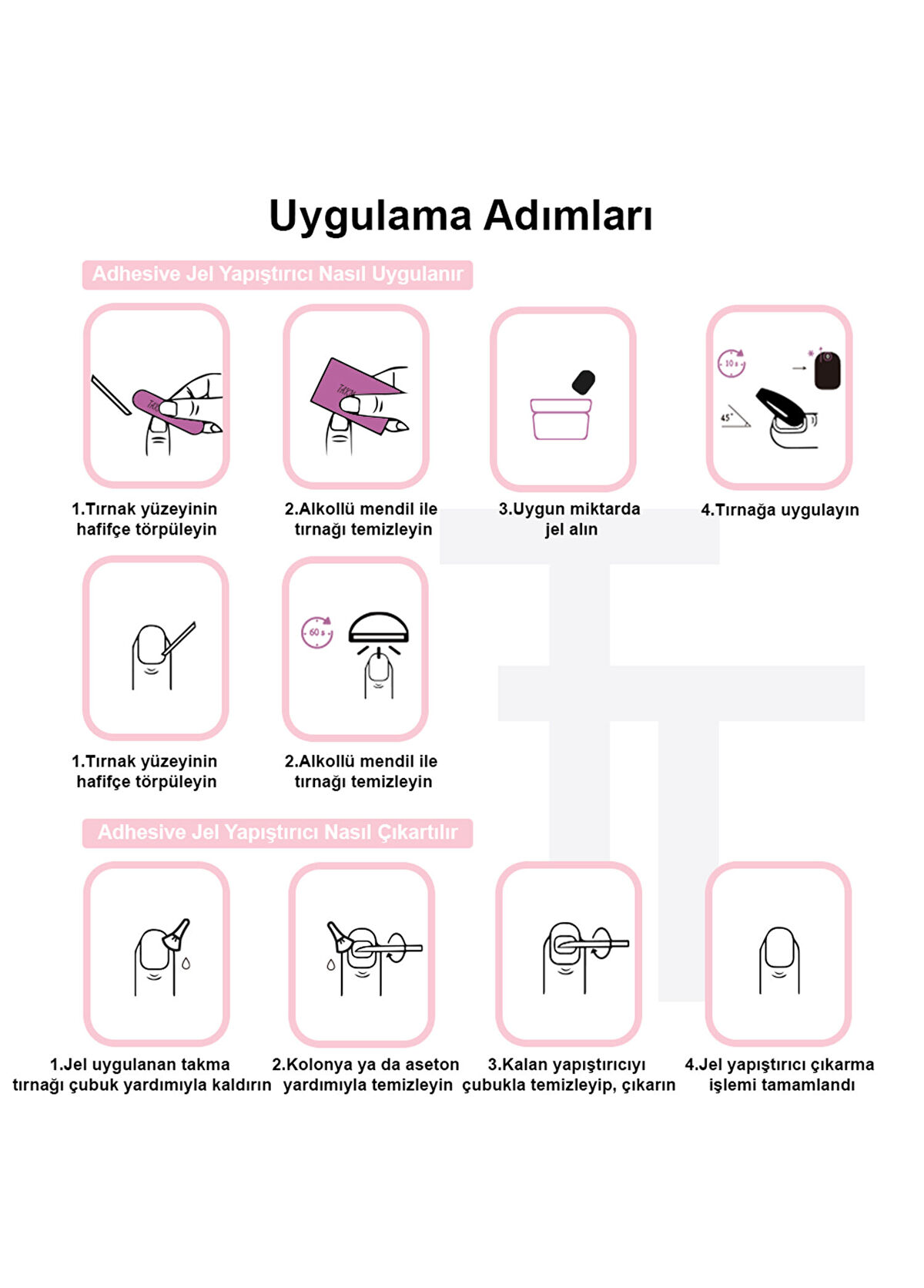 Don't Wear Don't Wear Middle Ballerina 10-Piece Burgundy Prosthetic Artificial Nails - 3