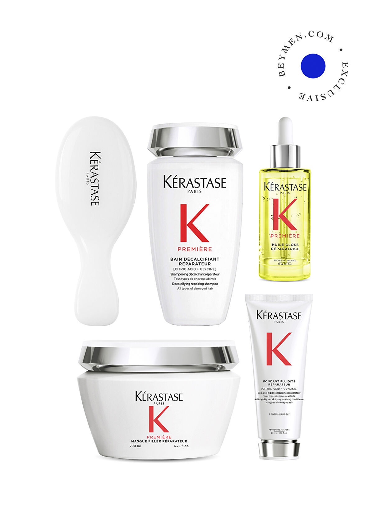 Kerastase Premiere Parlaklık Veren Onarıcı Saç Yağı İle 4'lü Saç Bakım Seti - 1