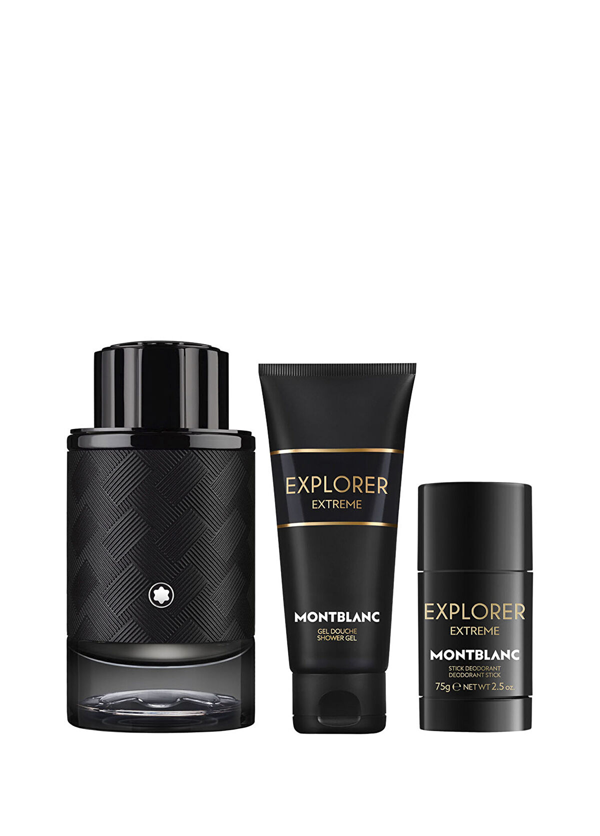 Montblanc Explorer Extreme 100 ml Parfüm + Deodorant Stick 75 gr + Duş Jeli Erkek Parfüm Seti - 1