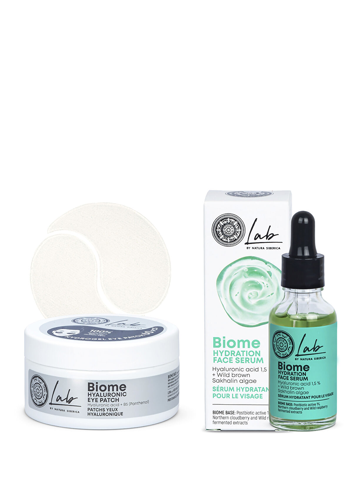 Natura Siberica Lab by NS Biome Nemlendirici Güzellik Kiti 30 ml + 60 adet  - 1