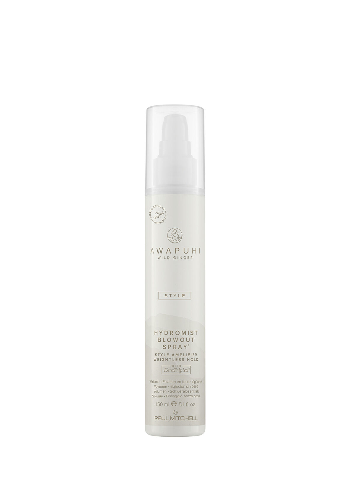 Awapuhi Wild Ginger Hydromist Blow-Out Volumizing Blow Dry Spray 150 ml - 1