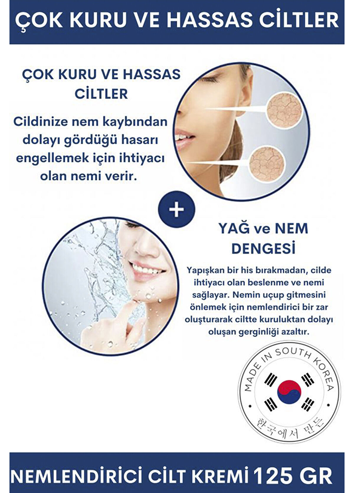Dermal Dr+ MEDM Facial Remedy Kuru ve Hassas Ciltler İçin Nemlendirici Yüz Kremi 125 gr - 3