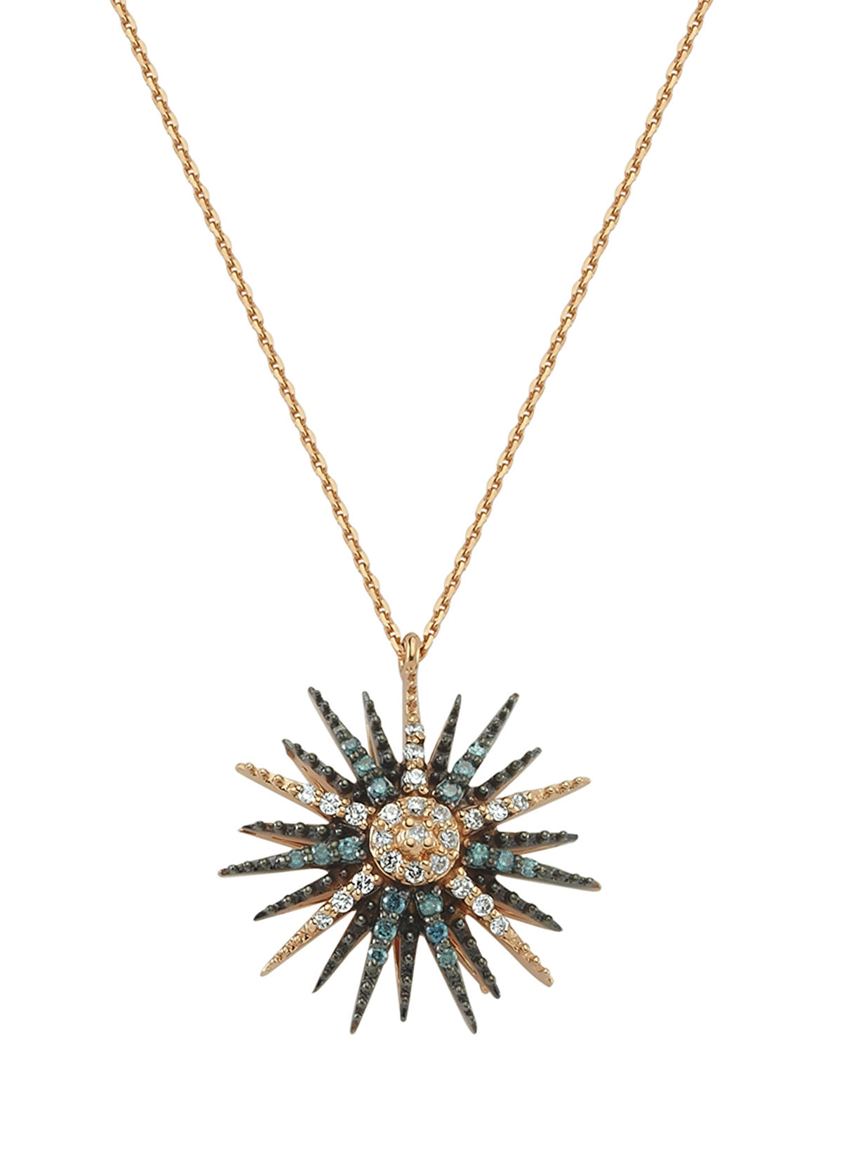 Jardin Star Pırlantalı Kadın Altın Kolye - Görsel 2