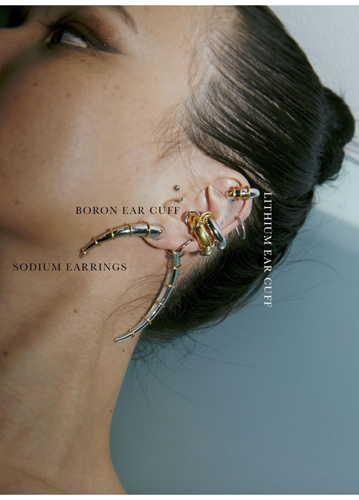 Jaagravii Sodium Mono Rodyum Kaplama Kadın Halka Küpe - 3