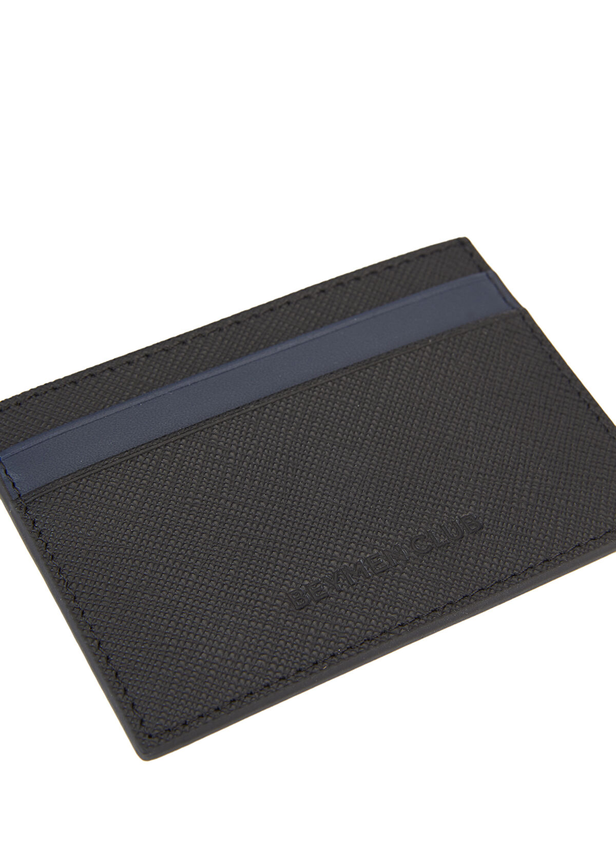 Beymen Club Siyah Lacivert Erkek Deri Kartlık - 3