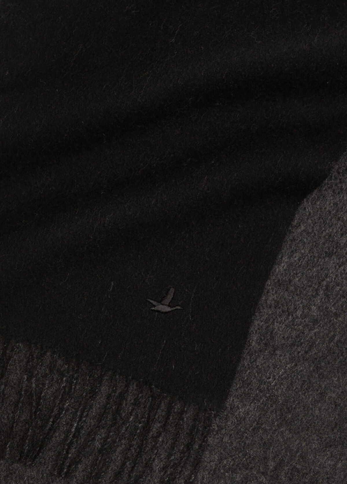 Beymen Club Black Anthracite Men's Wool Cashmere Scarf - 3