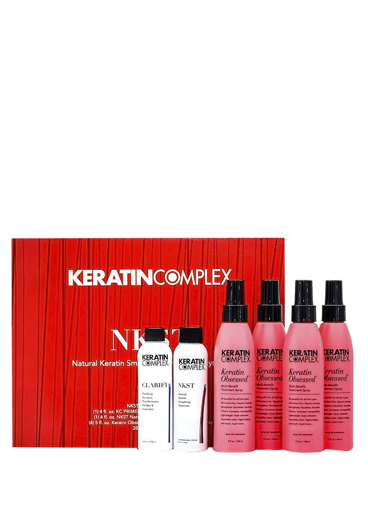 Keratin Complex Keratin Complex for Blonde Hair Natural Keratin Straightening Care Trial Set - 1