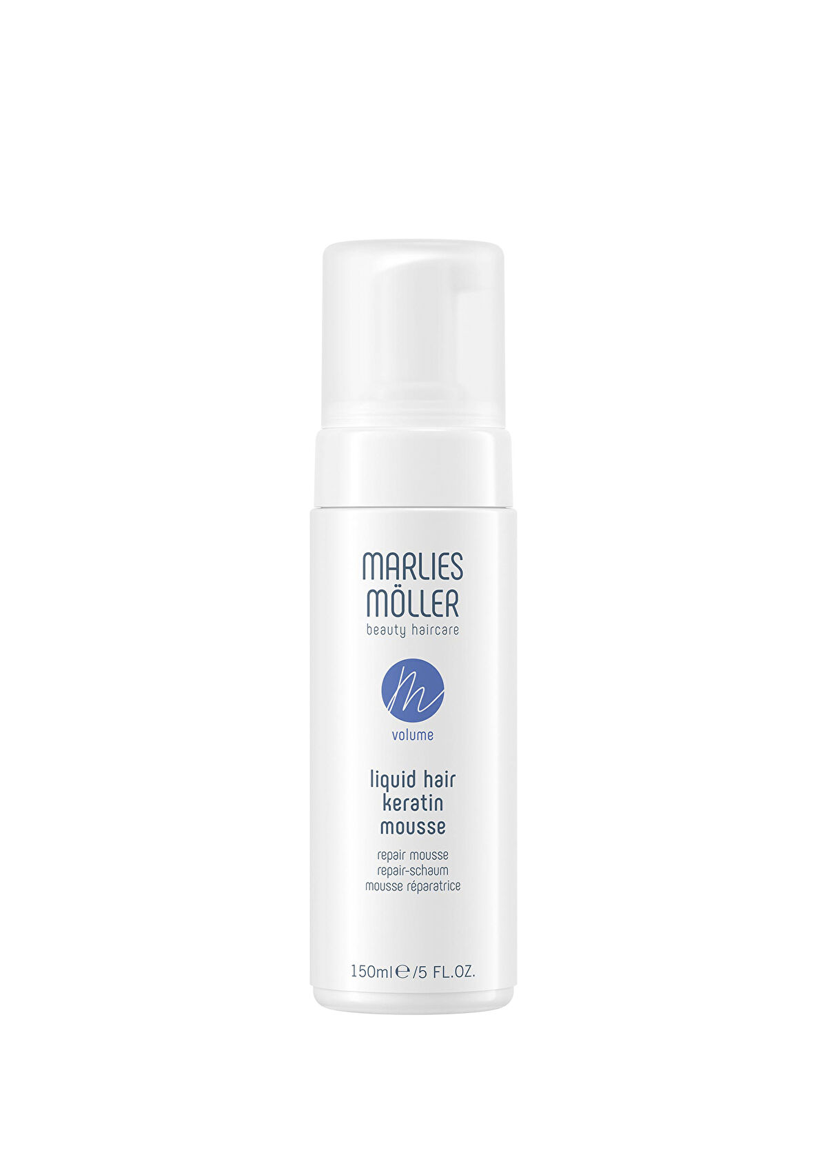 Marlies Möller Liquid Hair Keratin Mousse Onarıcı Hacim Veren Saç Köpüğü 150 ml - 1