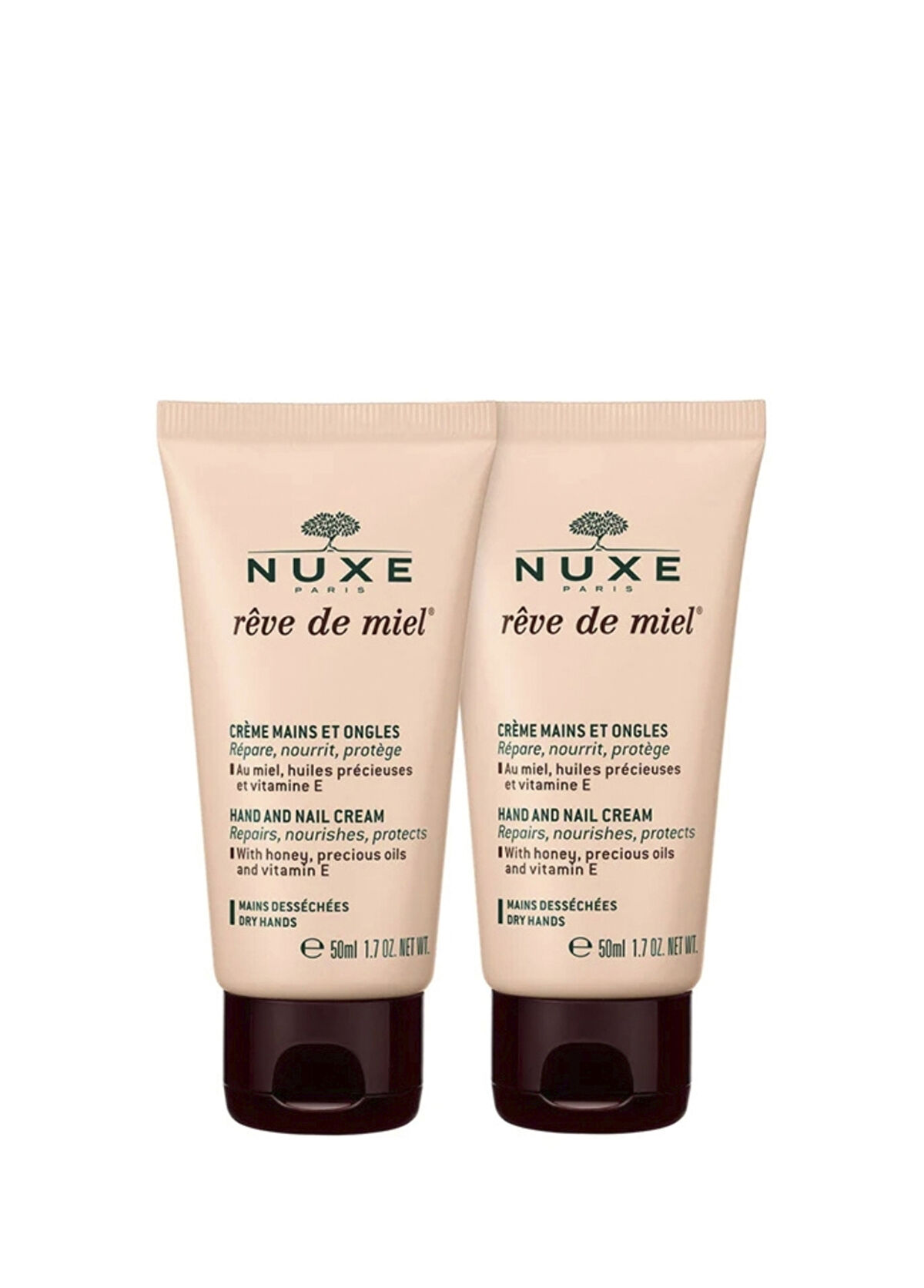 Nuxe Rêve de Miel Hand and Nail Cream 2 x 50 ml - 1