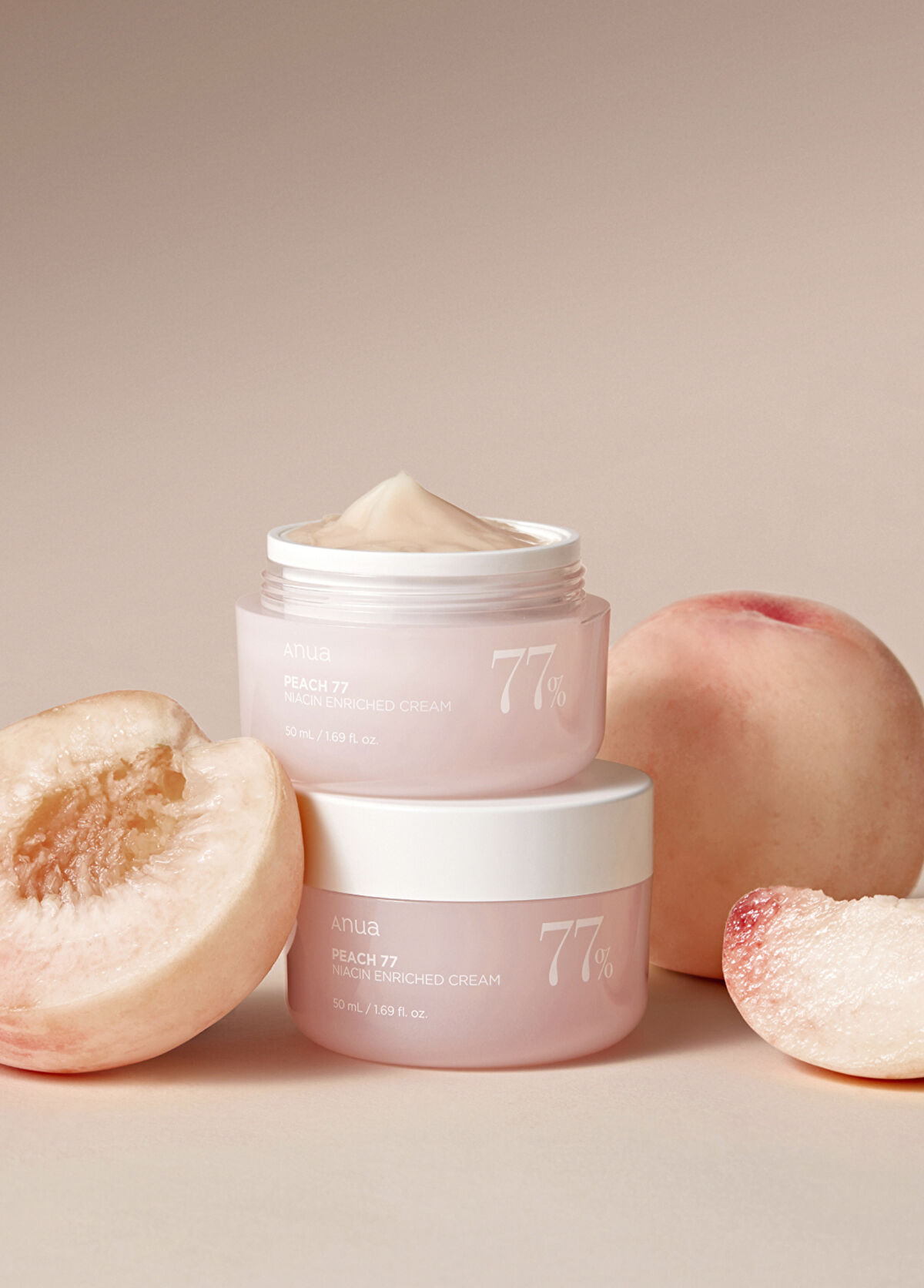 Anua Peach Skin Brightening and Elasticity Preserving Peach Extract Moisturizing Cream 50 ml - 3