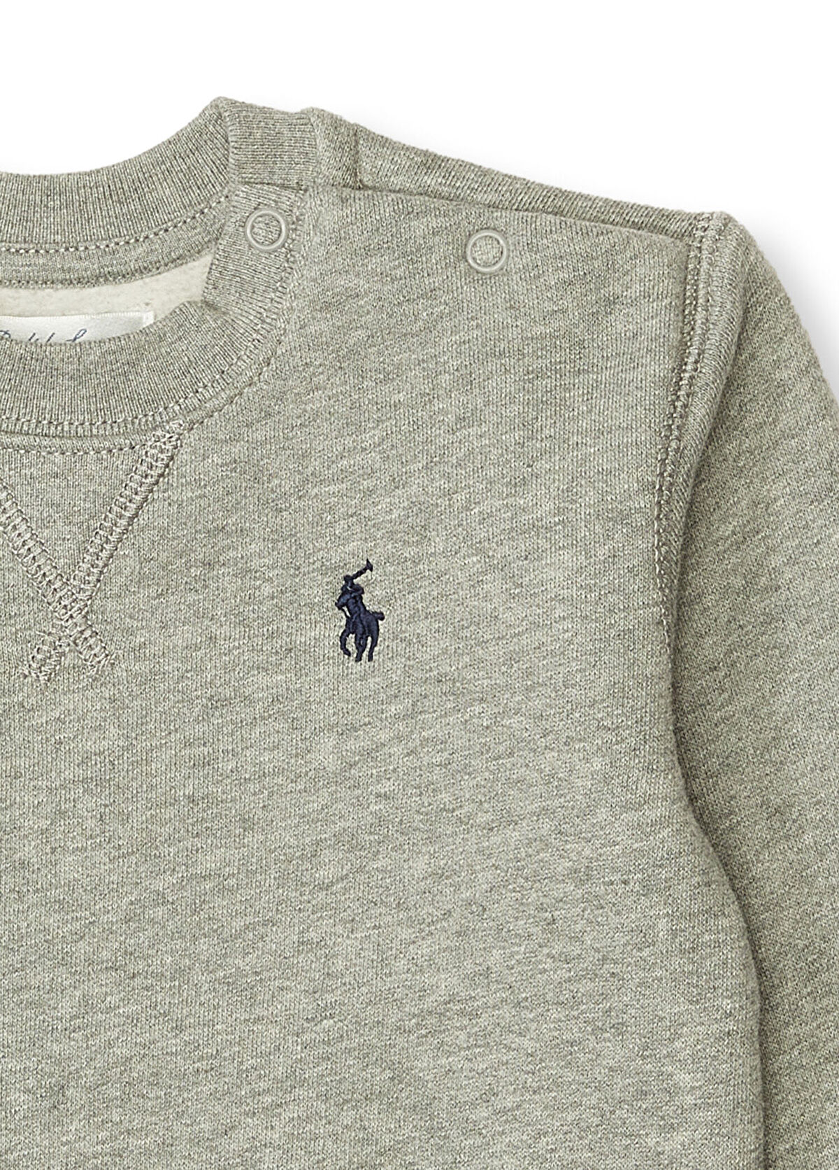 Polo Ralph Lauren Grey Logo Baby Boy Sweatshirt - 3