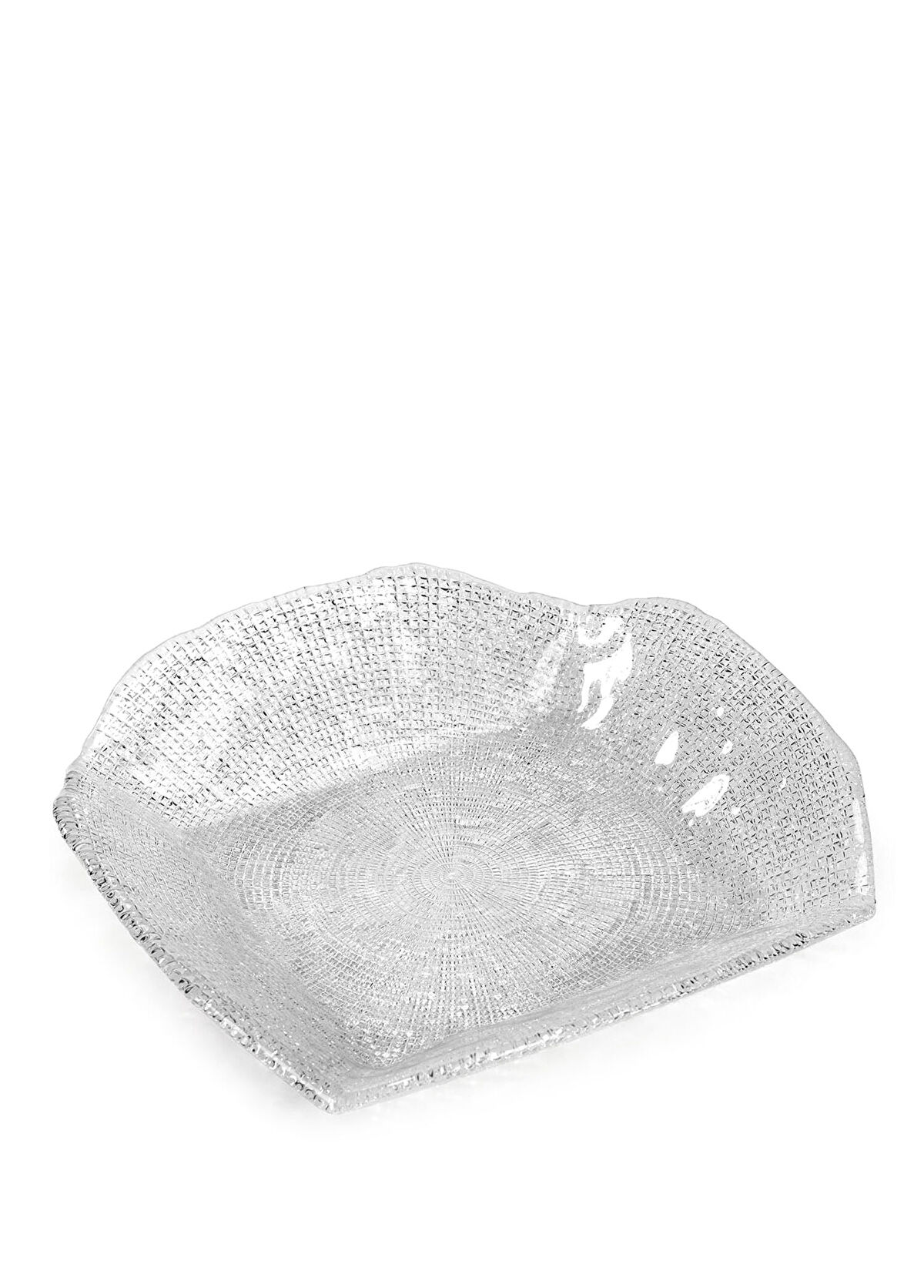 I.V.V Diamante Black Glass Fruit Bowl 31.5 cm - 1