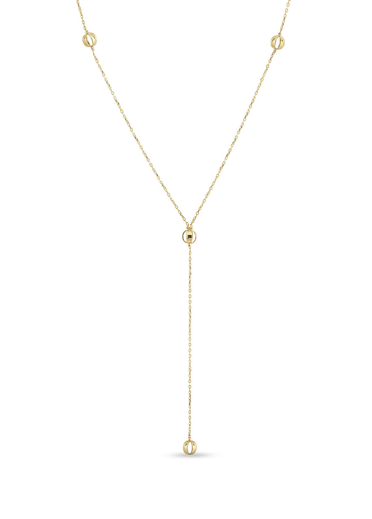 Trinty 14 Ayar Altın Kadın Kolye - Görsel 2