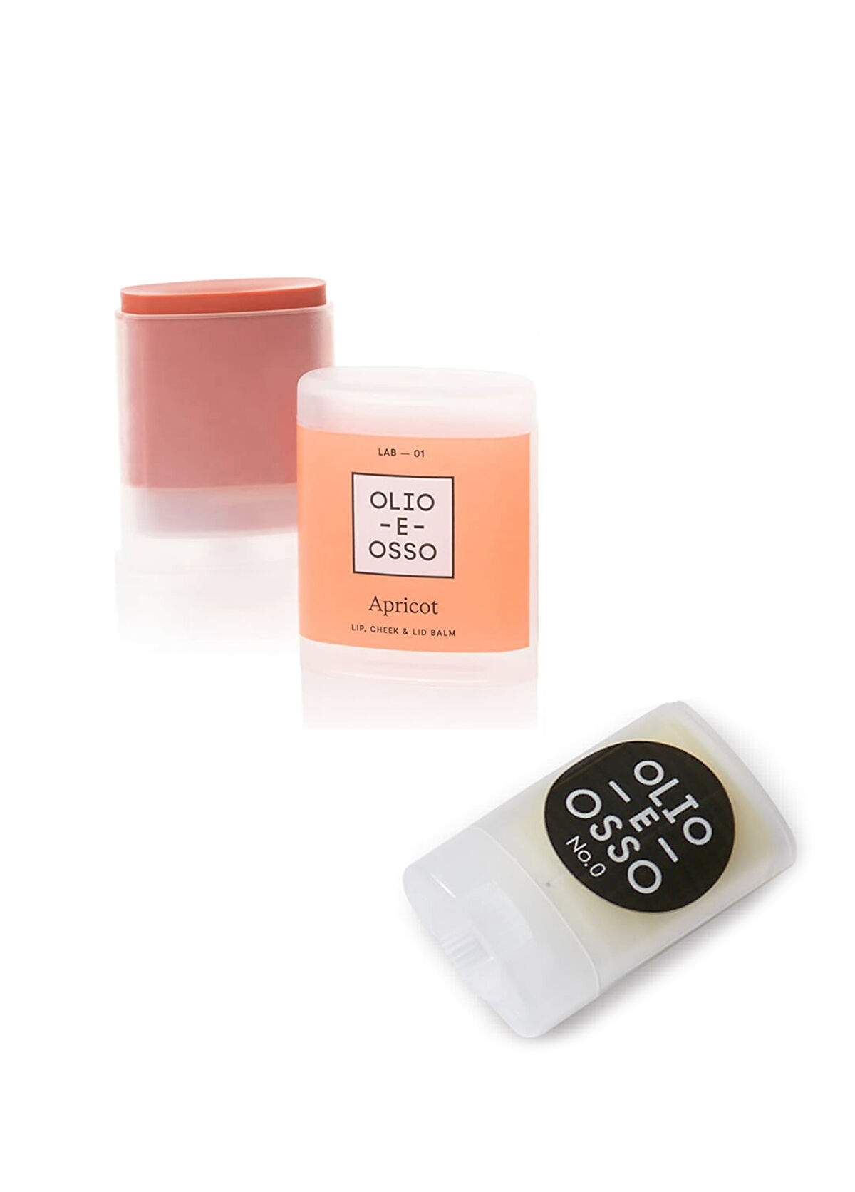 Olio E Osso Apricot - Clear Multi Stick Ruj Allık Far Bir Arada 2'li Set - 1