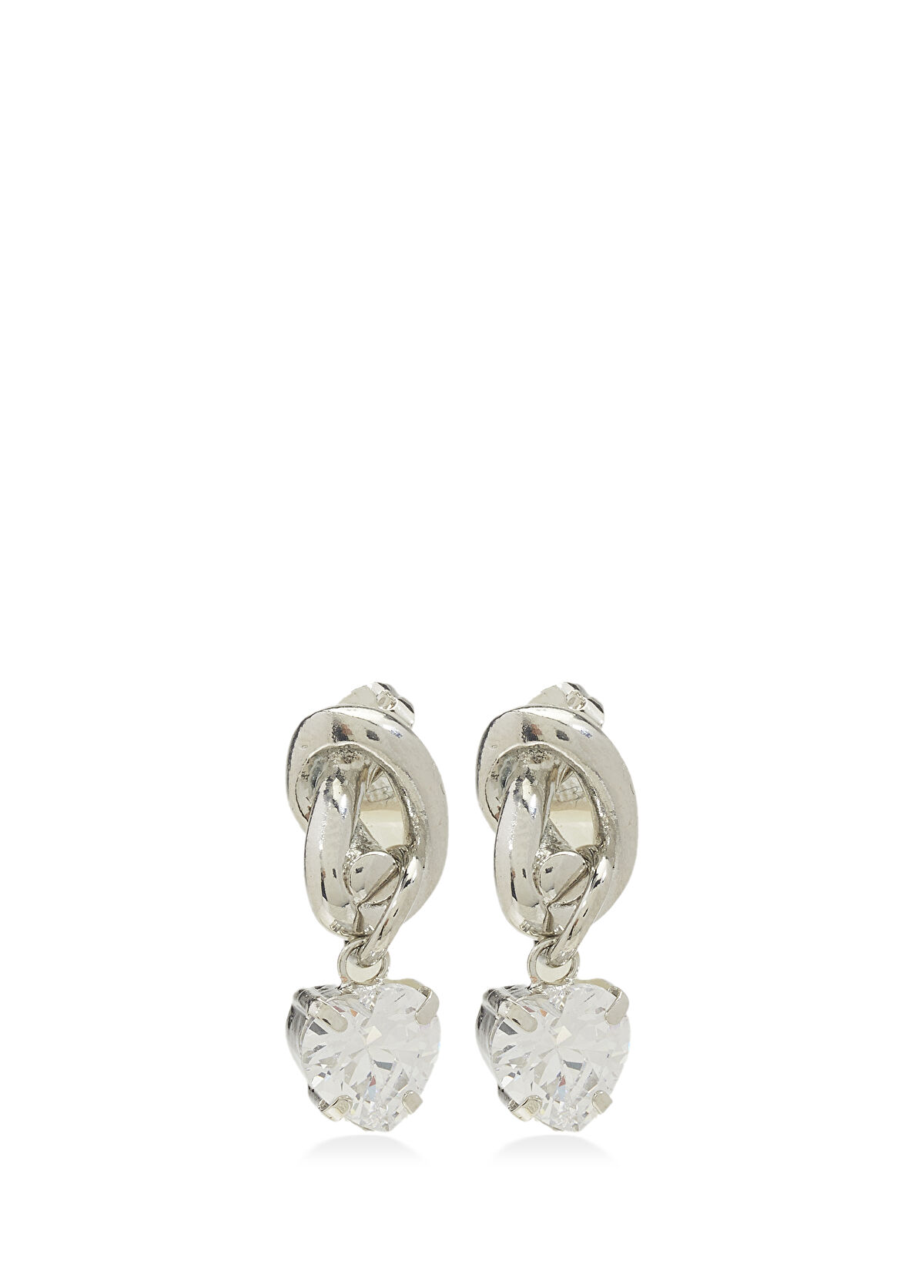 Beymen Club Women's Earrings With Silver Stones - 3
