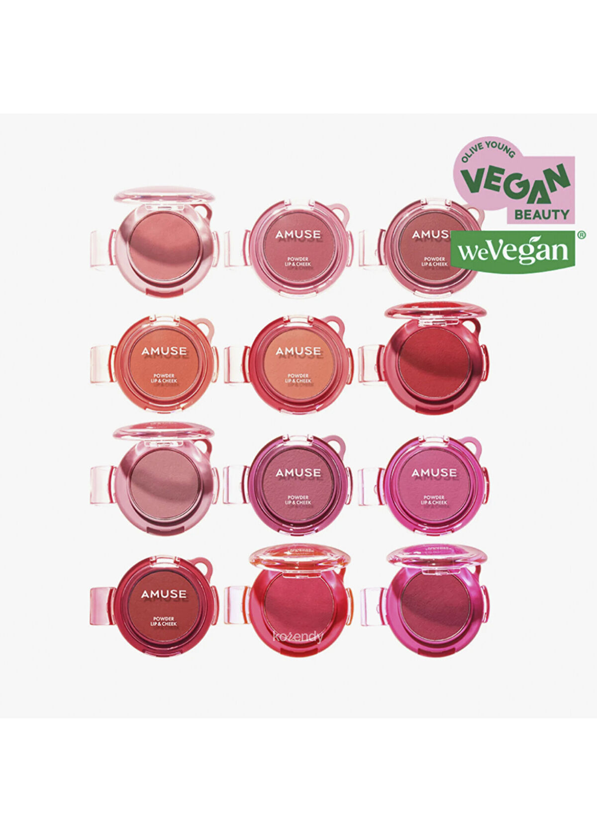 Amuse Powder Lip & Cheek #04 Honey Me Kadifemsi Besleyici Dudak ve Yanak Ürünü 4 gr - 3