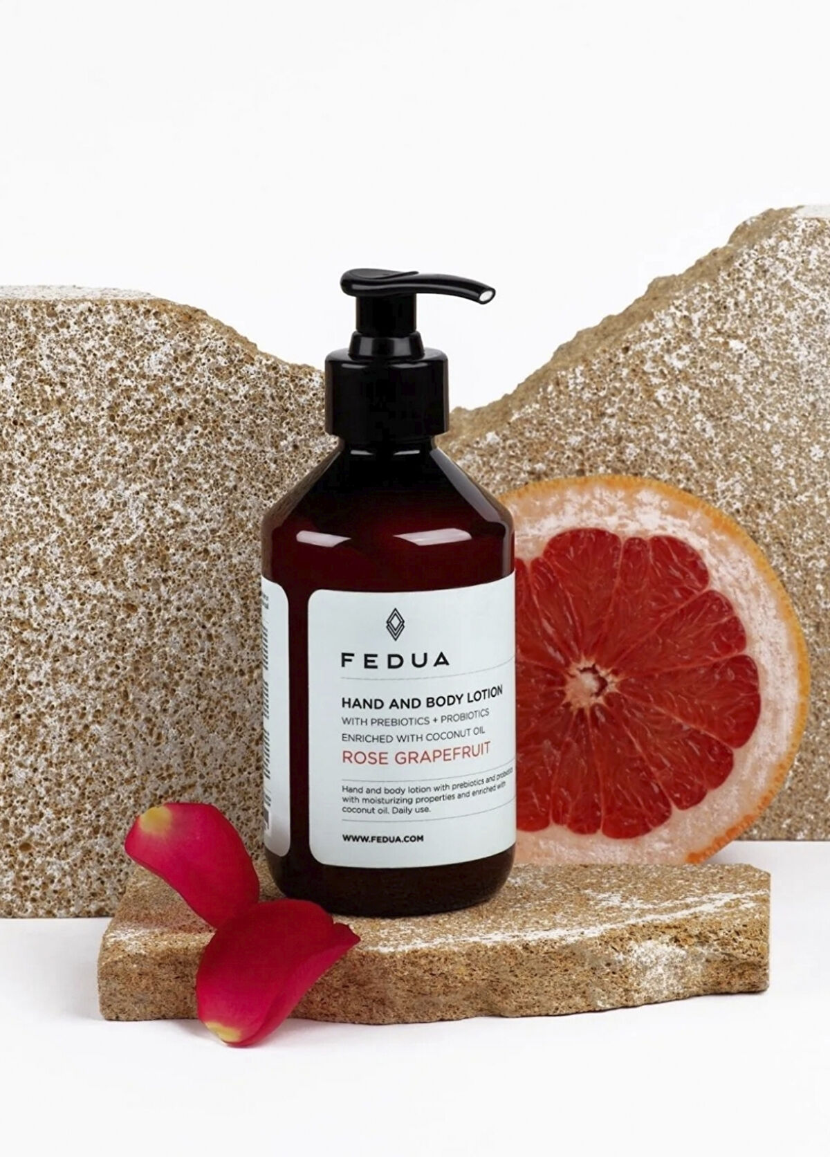 Fedua Hand And Body Lotion Rose Grapefruit Moisturizing Body Lotion 300 ml - 3