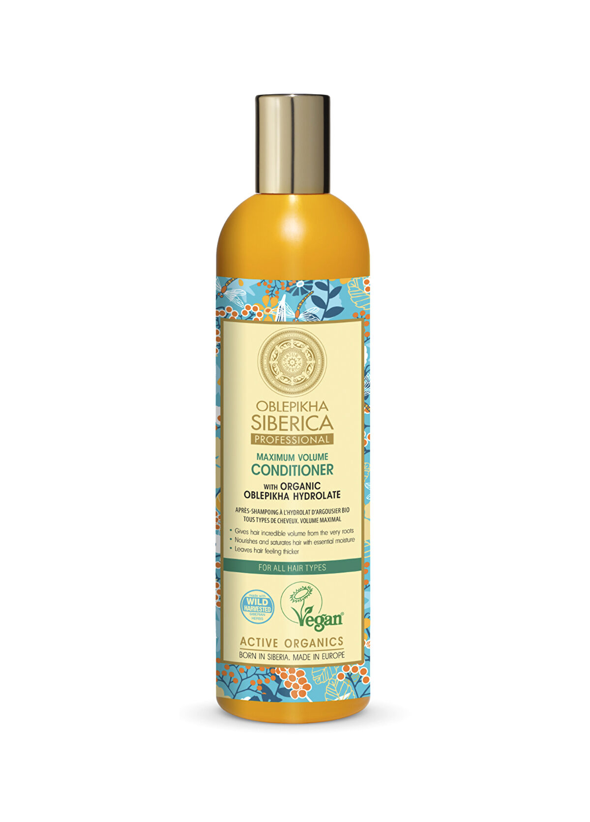 Natura Siberica Organik Oblepikha Özlü Tüm Saç Tiplerine Uygun Nemlendirici Besleyici Saç Kremi 400 ml  - 1