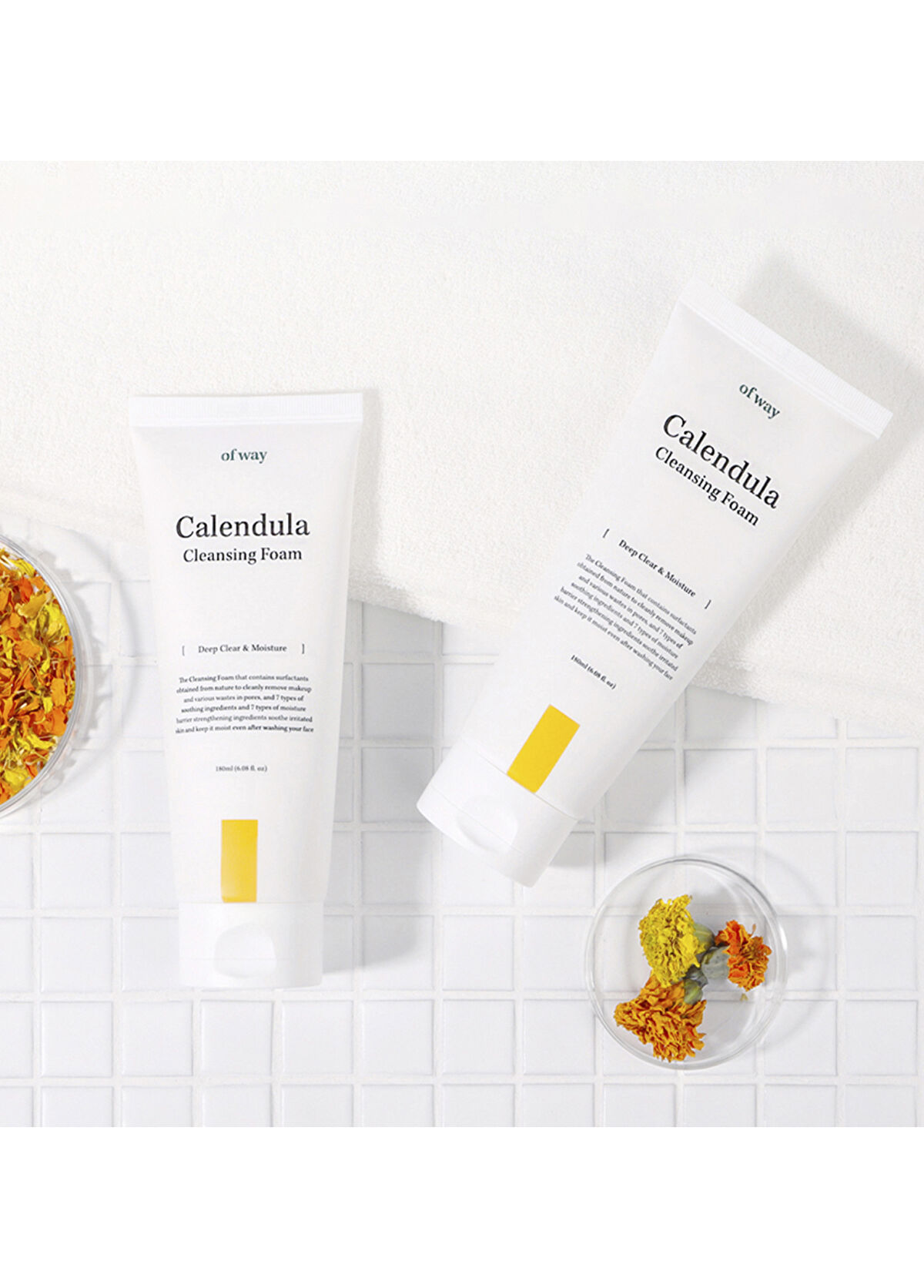 Of Way Calendula Deep Clear Cleansing Foam Gözenek Arındırıcı Temizleyici Köpük 180 ml - 3