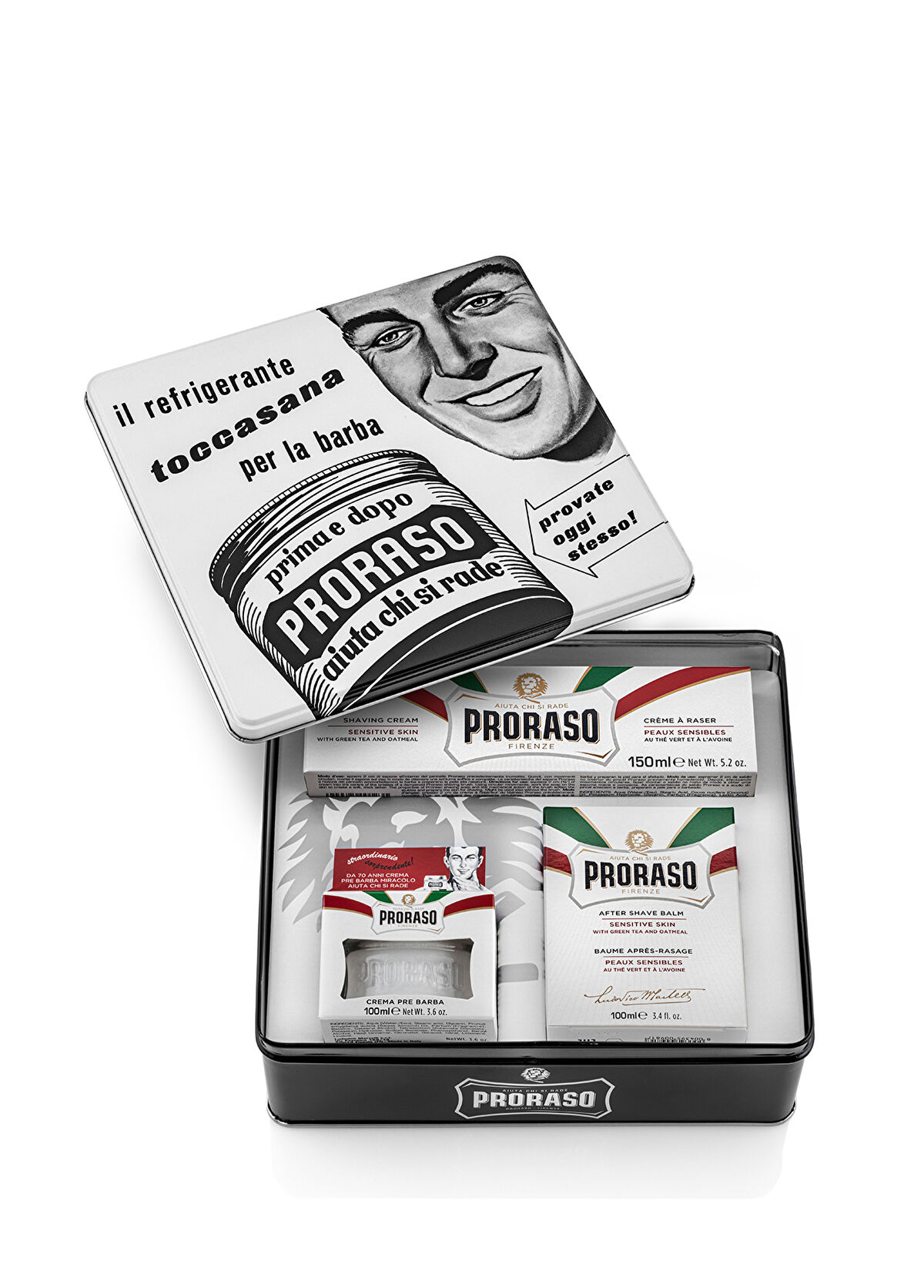 Proraso Vintage Hassas Toccasana Yeşil Çay Tıraş Seti - 1