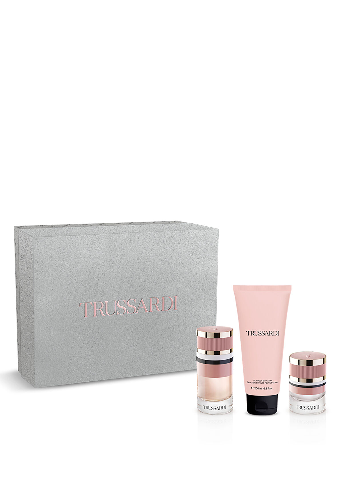 Trussardi New Feminine Urban Deluxe Option EDP 90 ml + Silk Body Emülsion 200 ml + Hair Mist EDT 30 ml Kadın Parfüm Seti - 1