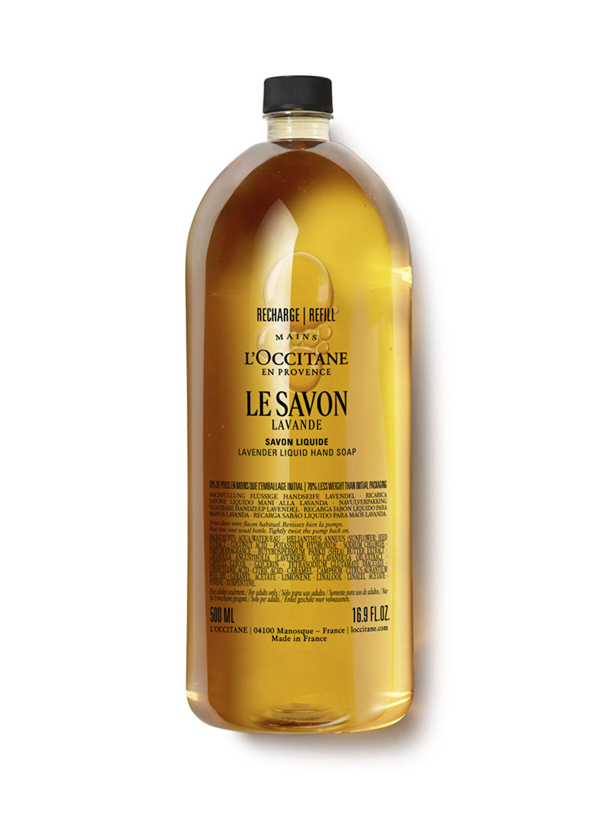 L'Occitane Shea Lavender Liquid Soap Eco-Refill Shea Lavender Liquid Soap Refill 500 ml - 1