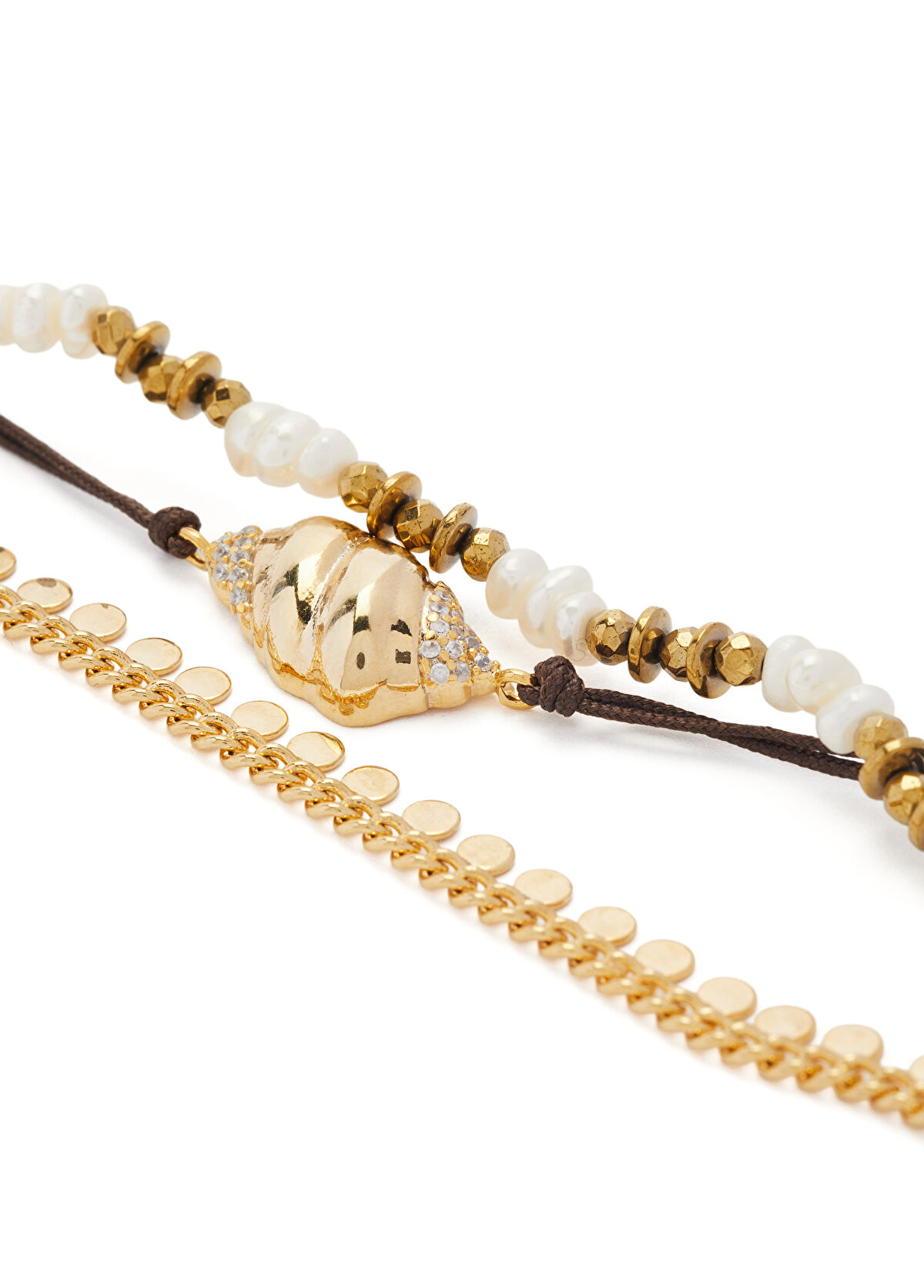 Beymen Club Gold Sea Theme Women's Bracelet - 3