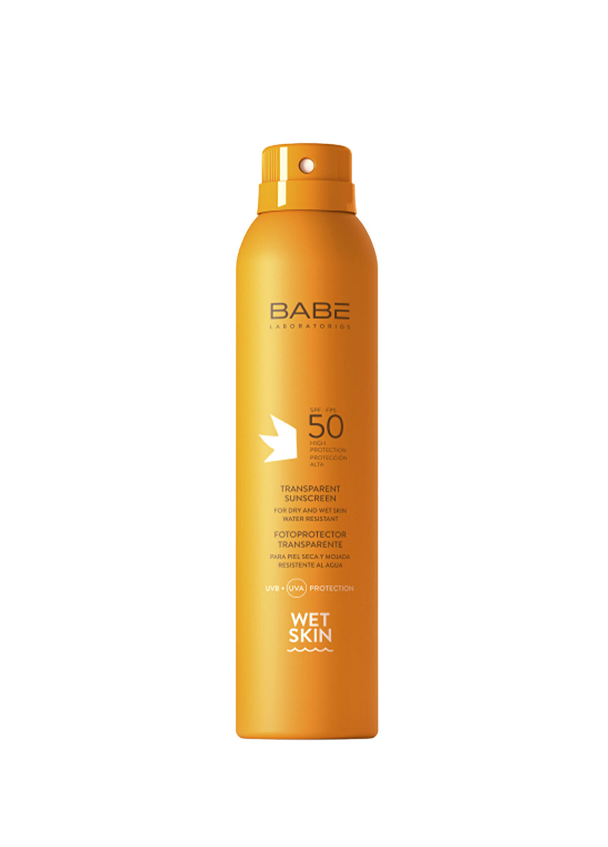 Babe Transparent Sunscreen Wet Skin Transparent SPF50 Spray Sunscreen 200 ml - 1