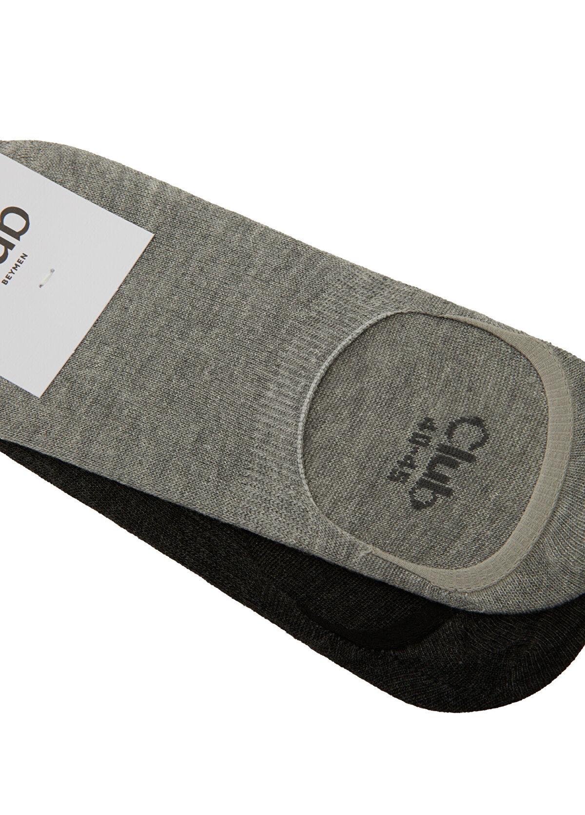 Beymen Club Grey Anthracite Men's Bamboo Socks Set - 3