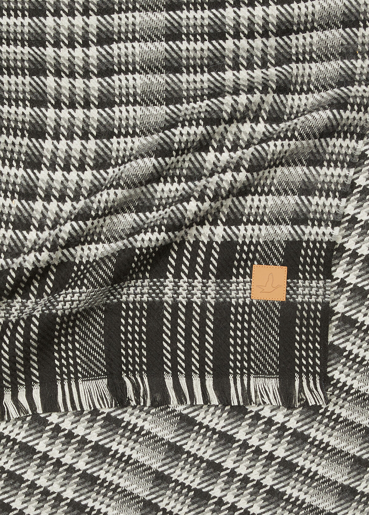 Beymen Club Black Grey Patterned Men's Scarf - 3