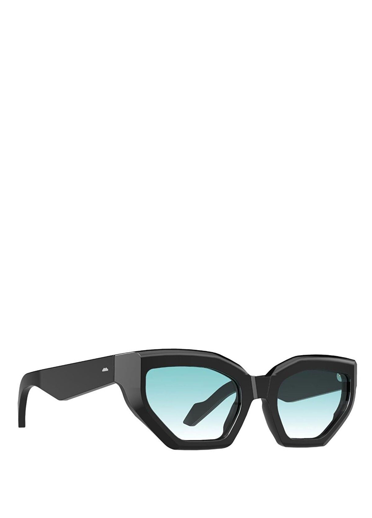 Original Vintage Sunglasses Reginella 03 Siyah Asetat Unisex Güneş Gözlüğü - 1