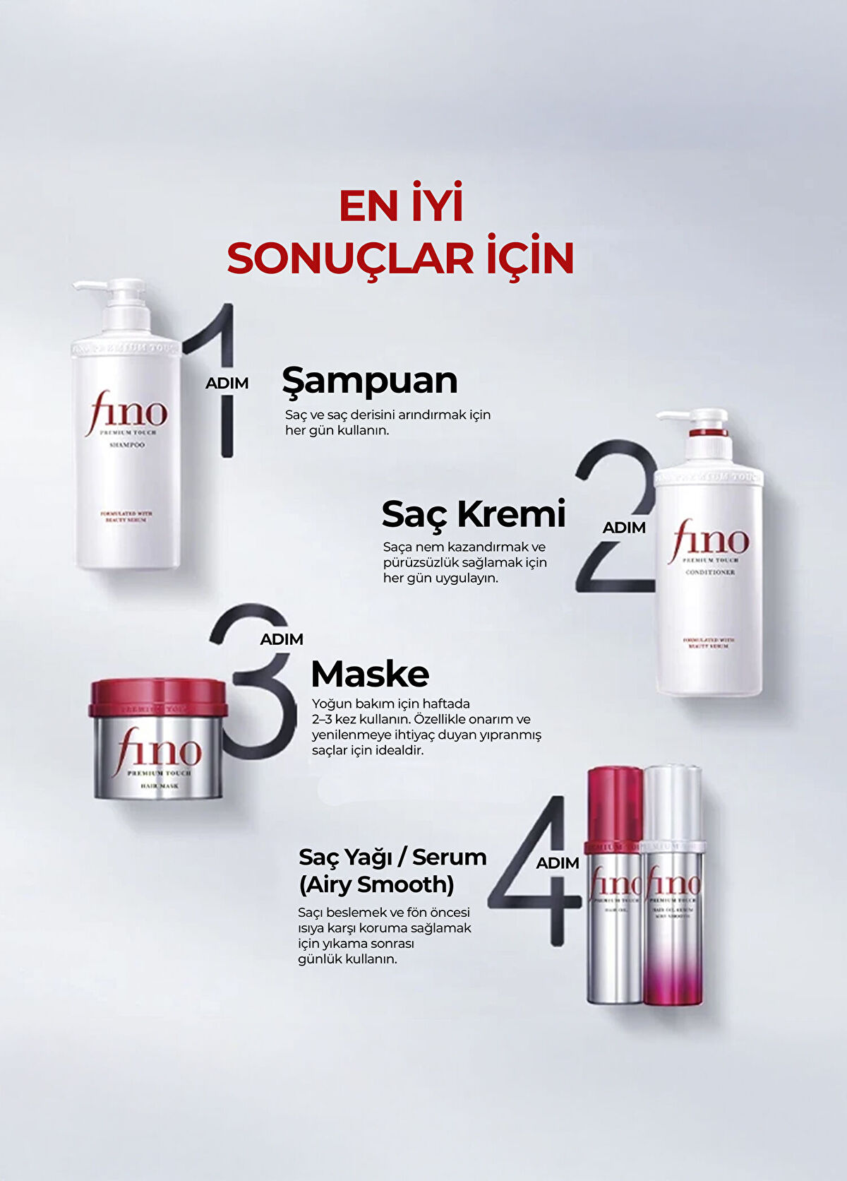 Fino Premium Touch Repair Revitalizing Shampoo 550 ml - 3