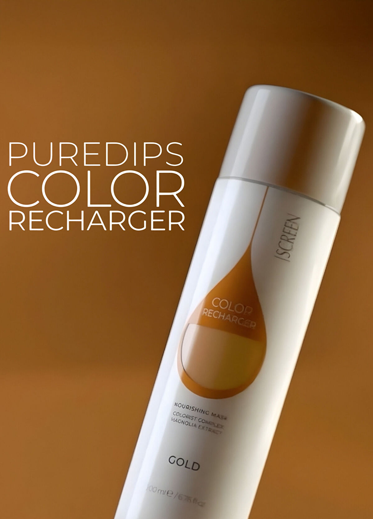 Screen Hair Care Puredips Colored Gold Nourishing Hair Mask 200 ml - 3