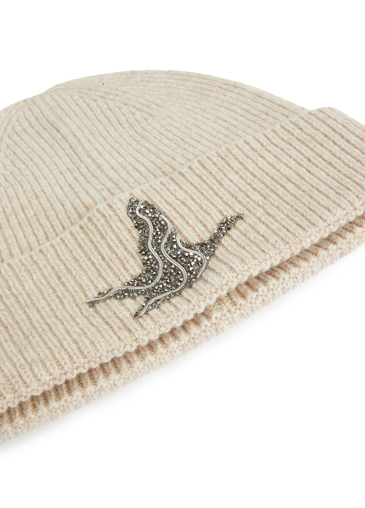 Beymen Club Beige Goose Accessory Women's Wool Beanie - 3