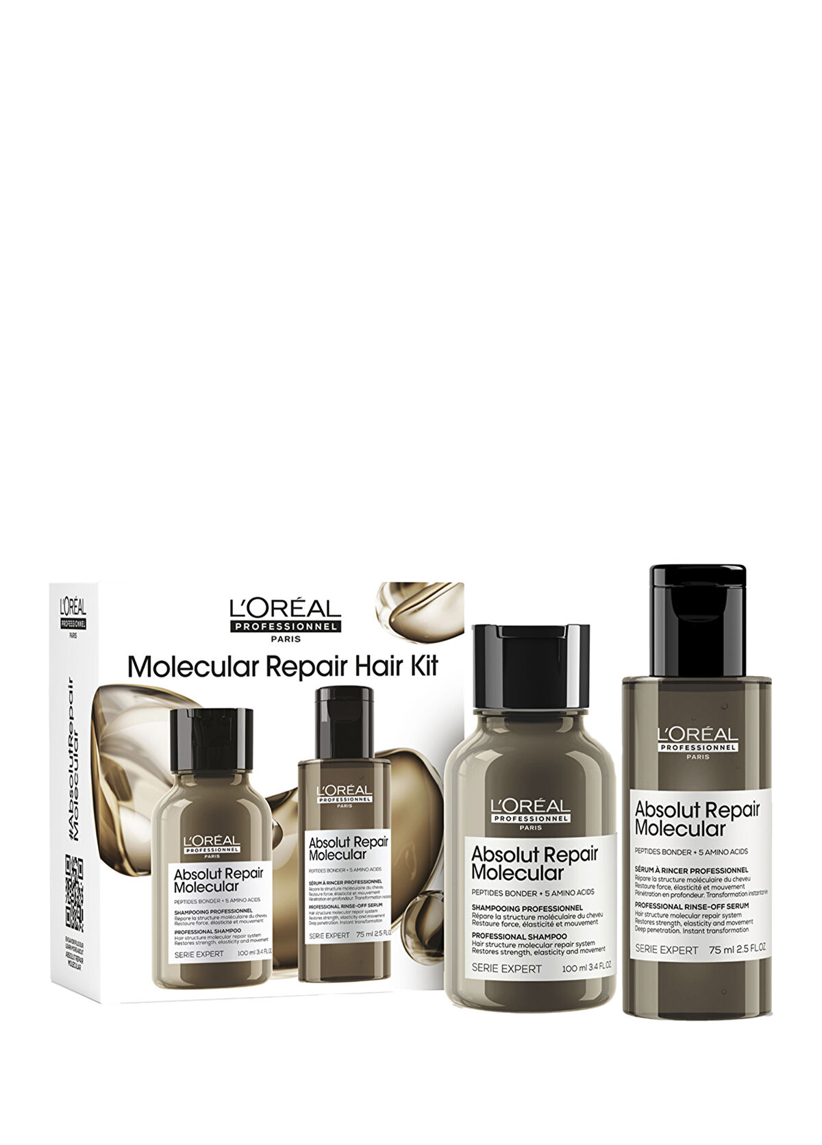 Loreal Professionnel Paris Serie Expert Absolut Repair Molecular Mini 2'li Saç Bakım Seti - 1