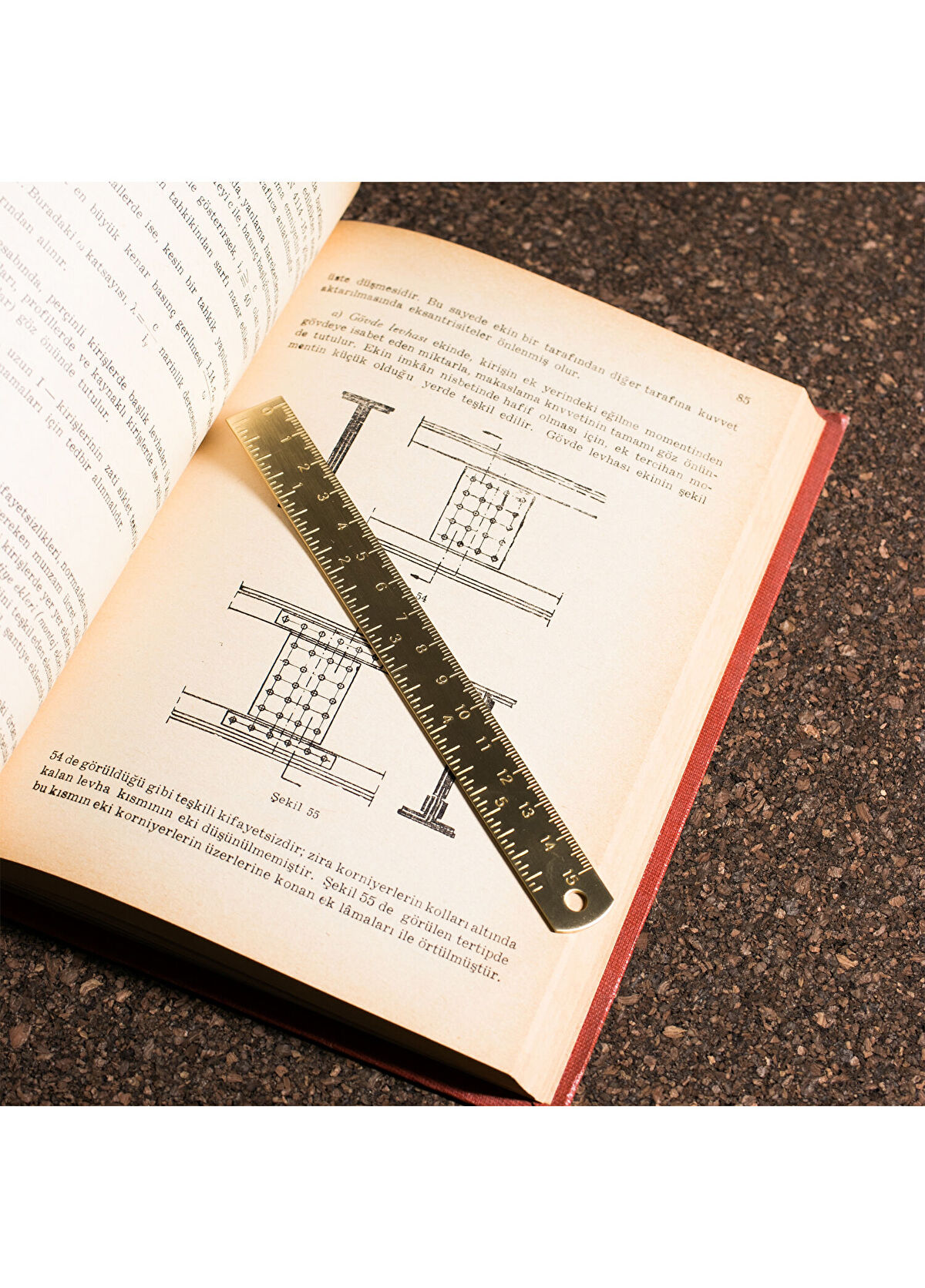 Roarcraft Brass Ruler Measuring Tool - 3