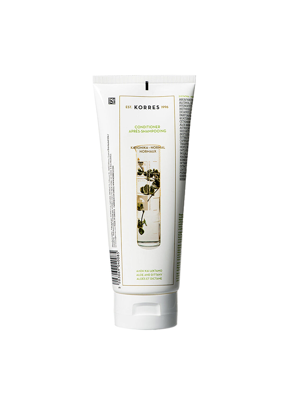 Korres Aloe Dittany Conditioner Aloe Vera and Cretan Thyme Conditioner for Normal Hair 200 ml - 3
