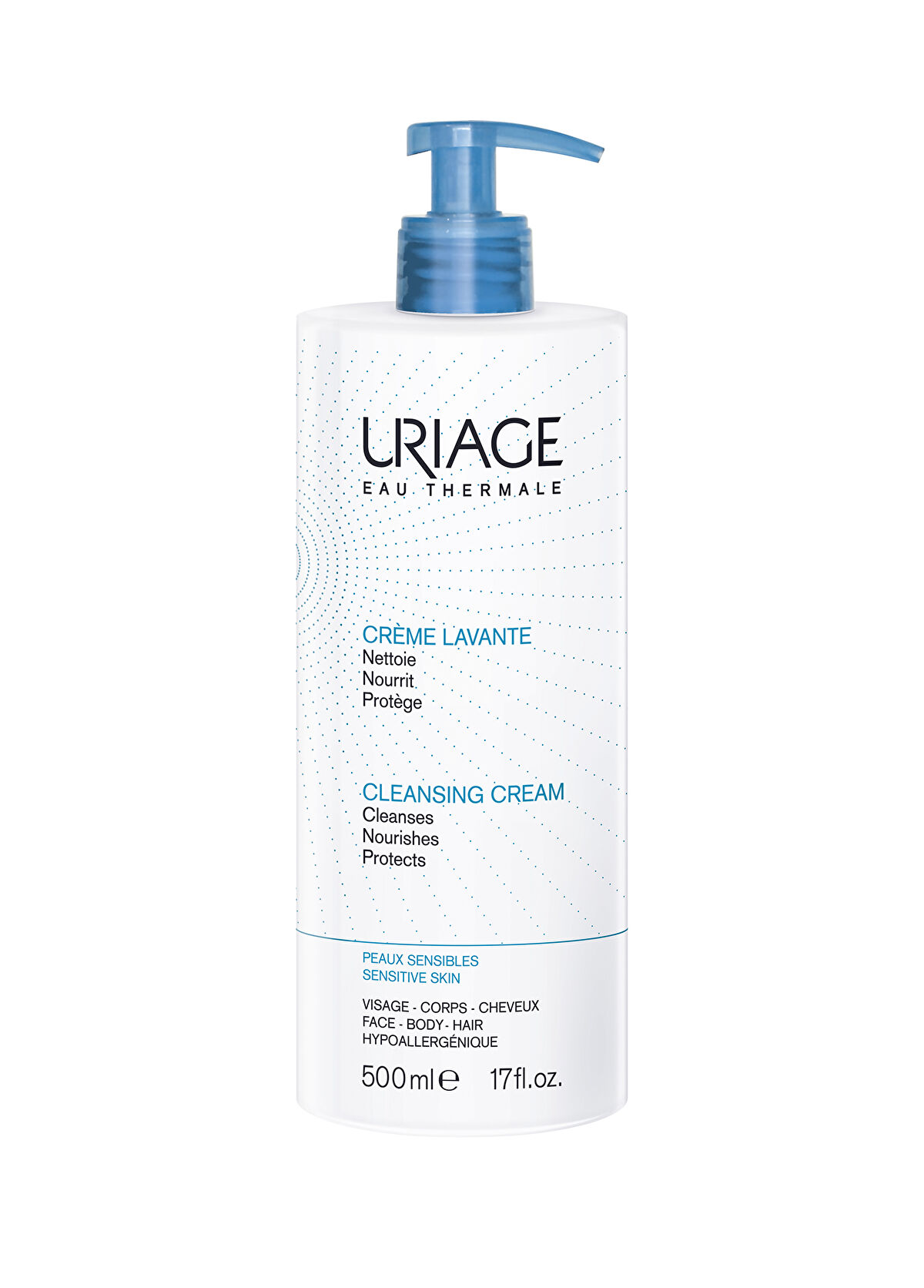 Uriage Creme Lavante Face & Body Cleansing Cream 500 ml - 1