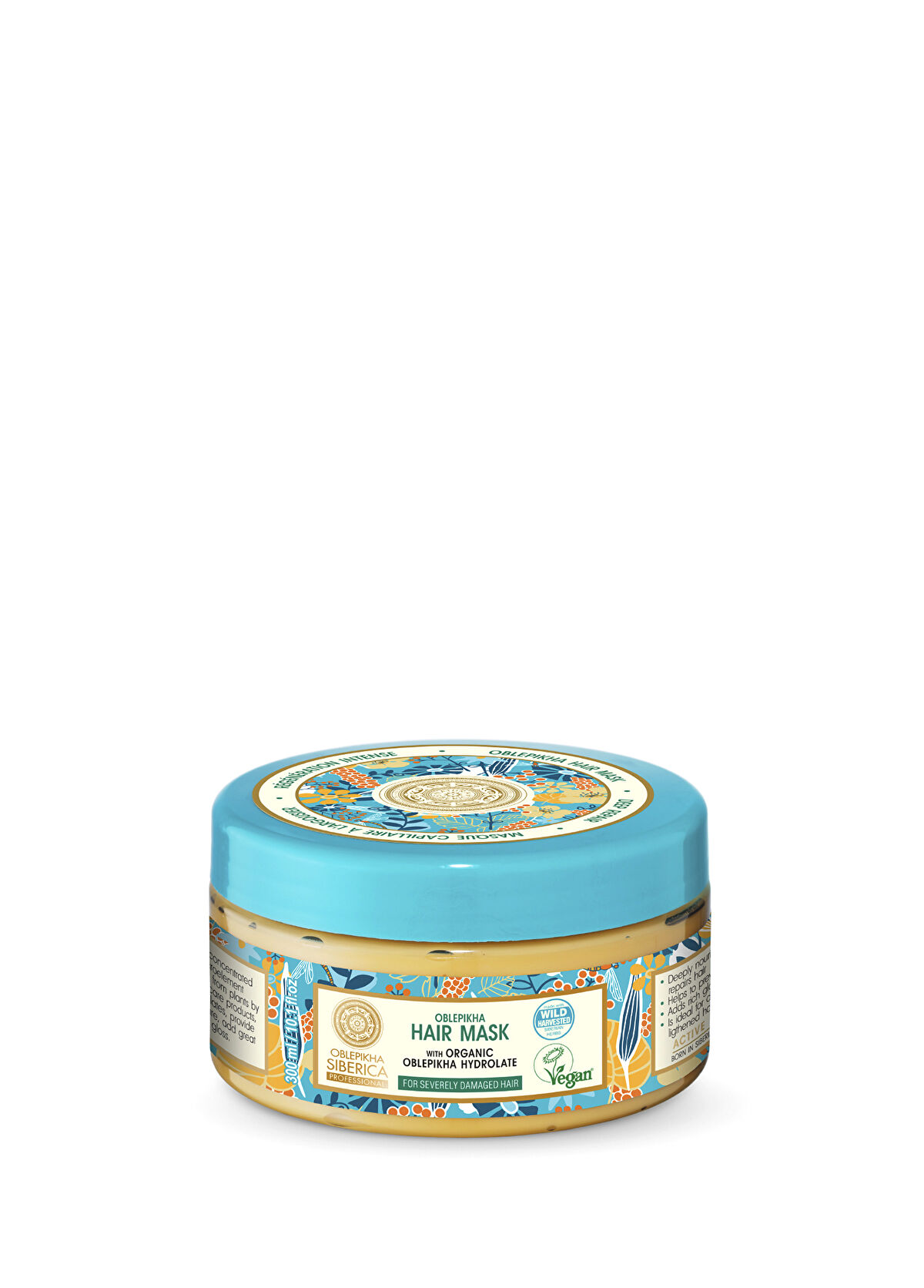 Natura Siberica Oblepikha Özlü Yıpranmış Saçlara Özel Onarıcı Saç Maskesi 300 ml  - 1