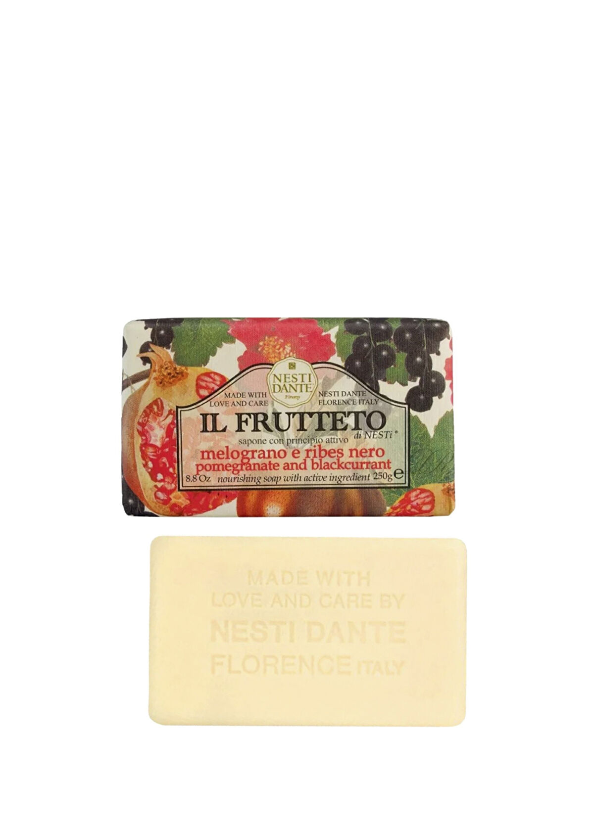 Nesti Dante Il Frutteto Nar ve Üzüm Özlü Vegan Bakım Kalıp Sabun 250 gr - 1