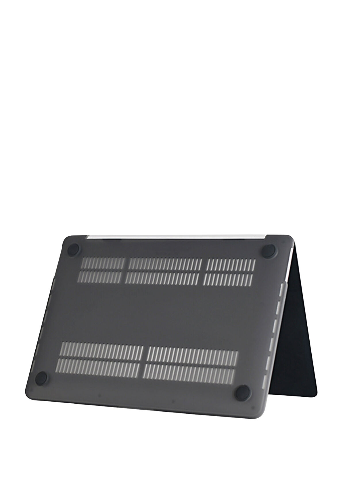 Hardshell Mat Kapak Siyah Macbook Air 13'' Laptop Kılıfı 2022 - Görsel 4