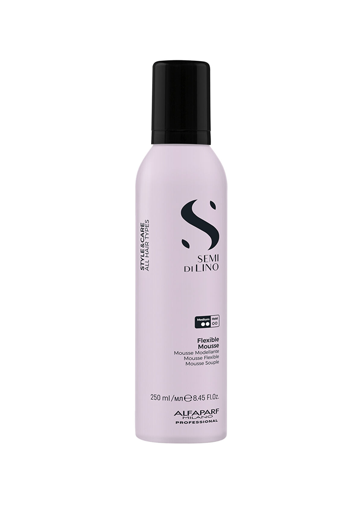 Alfaparf Semi Di Lino Styling Flexible Mousse Medium Hold Curl Defining Styling Mousse 250ml - 1