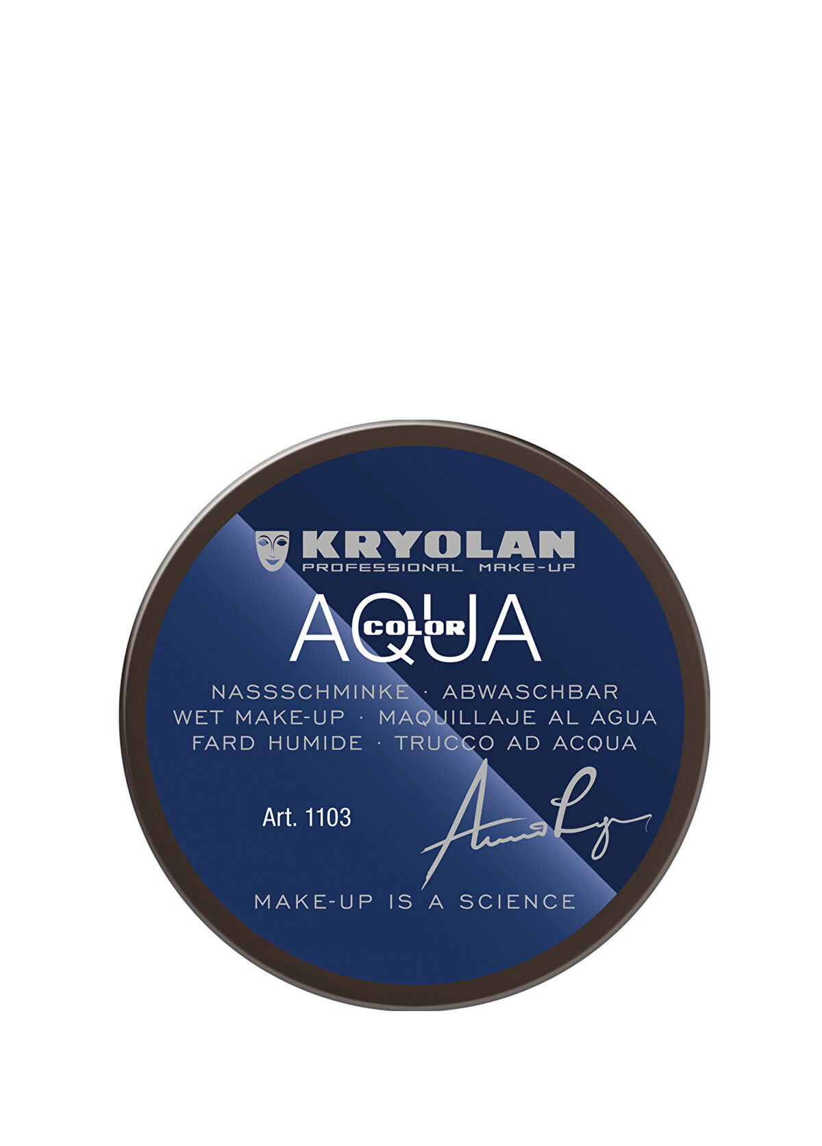 Kryolan Aquacolor 101 Eyeliner 55 ml - 1